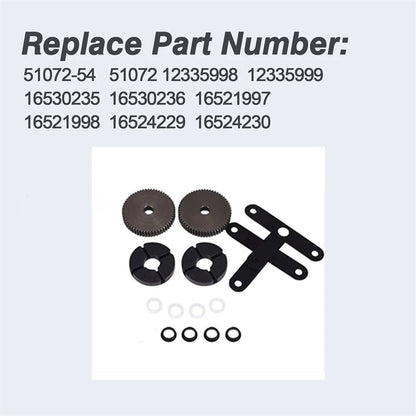 Headlight Motor Repair Kit for Pontiac Firebird, Sunbird, Chevy (1982-1992)