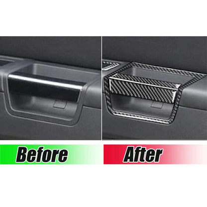 Carbon Fiber Interior Door Pusher Panel Cover for 2008-2014 Dodge Challenger