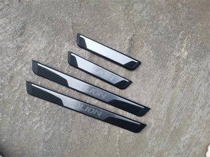 4 Pcs Stainless Door Sill Scuff Plate Covers for Haval JOLION (2021-2022)
