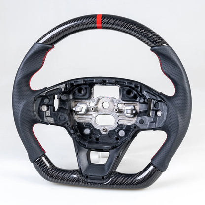 Black Carbon Fiber Steering Wheel for Ford Bronco Sport (2021-2024)