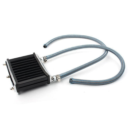 Engine Oil Cooler Kit for 125CC 140CC 150CC Motorcycle - Black