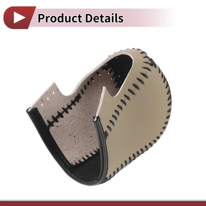 Gear Shift Knob Cover for Acura ZDX Black Beige Faux Leather