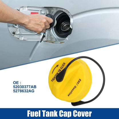 Gas Fuel Tank Cap for Dodge Ram Promaster 2014-2016 Replacement Yellow