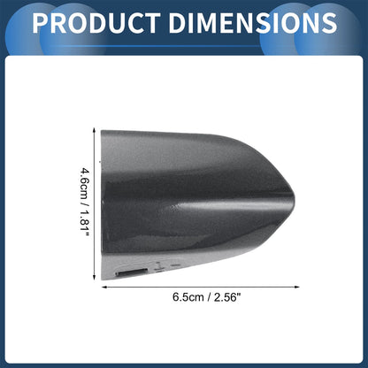 Front Left Door Handle Cover for Ford Mustang (2015-2020) ABS Gray 1 Pc
