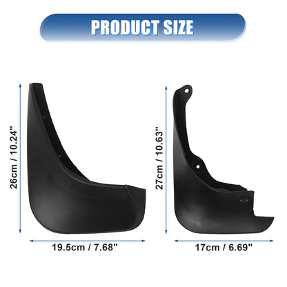 Splash Guards Mud Flap for Toyota Yaris (2006-2020) - 1 x Set with Screws