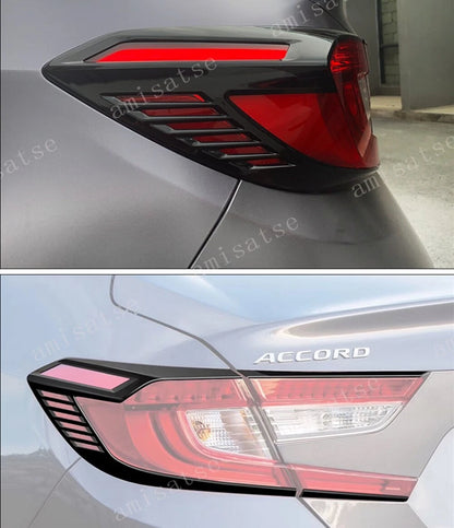 6 x ABS Rear Tail Light Lamp Covers for Honda Accord (2018-2022)