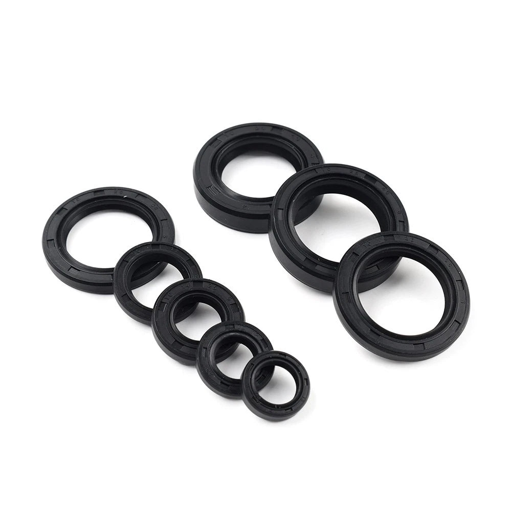8Pcs Engine Oil Seal Kit for Yamaha DT125 DT175 MX125 MX175 IT175 YZ125 (1974-83)
