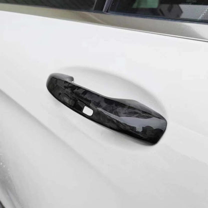 Forging Carbon Fiber Exterior Door Hand Cover fits Benz W205 C Class E GLE GLC