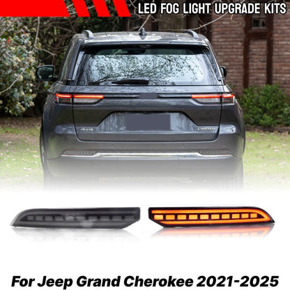 Smoke Lens Turn Signal LED Fog Light for Jeep Grand Cherokee (2021–2025)