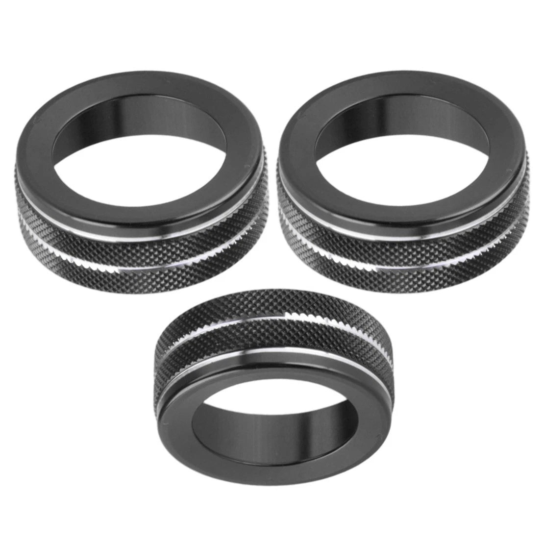 A/C CD Button Knob Ring Cover Trim for Ford Ranger (2023-2025)