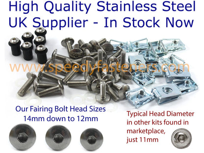 Bolts / Stainless / Fairing Screen Bolt for Triumph Daytona 955i (1997–2006)