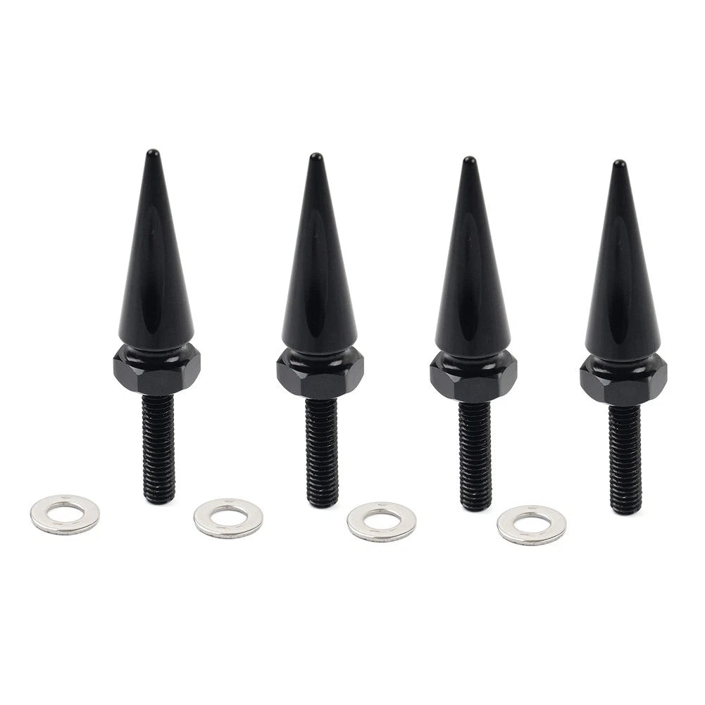 Spike Bolts for Harley Road Glide Windshield 2015-2023 Aluminum Black