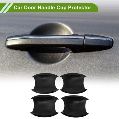 Gloss Black Door Handle Cup Protectors for Honda CR-V 2007-2011 (4 Pcs)