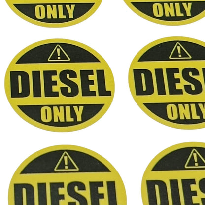 Diesel Only Sticker Labels for Tractors Construction Heavy Equipment 42 Pcs