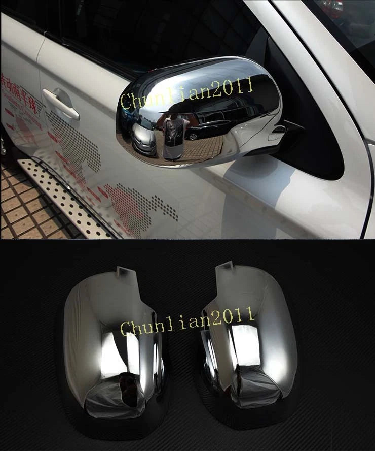 Rearview Side Mirror Door Handle Cover Trim for Mitsubishi Outlander (2013-2018)