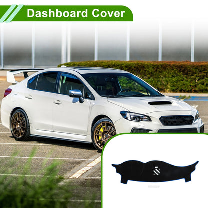 Dash Cover Mat for Infiniti EX25 (2013-2015) Black Blue Sticker