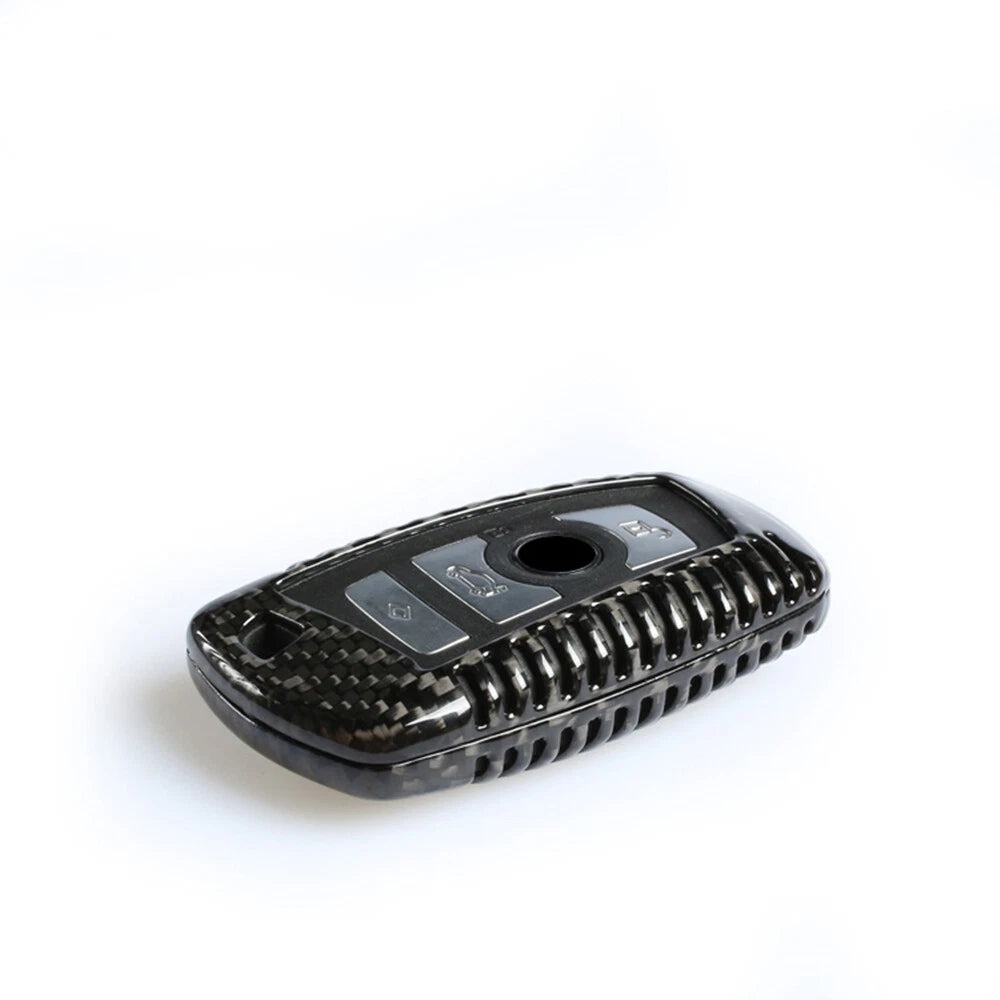 Carbon Fiber Remote Key Case Shell Cover for BMW 1 2 3 5 6 7 X3 X5 (2000-2023)