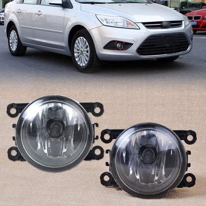 Right & Left Fog Lights + H11 Bulbs 55W for Acura Honda Ford Suzuki