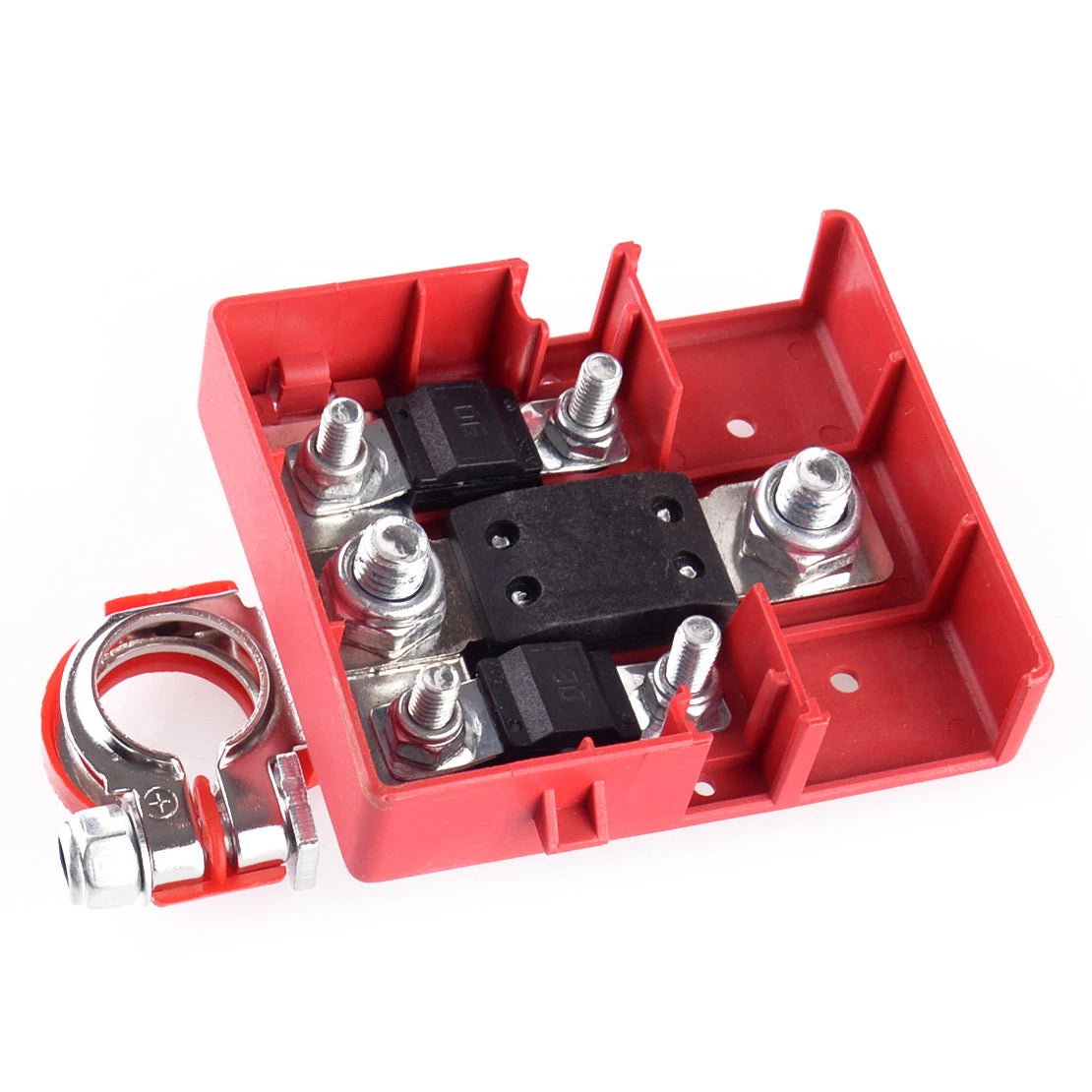 4WDs 400A Fused Battery Distribution Terminal Clamp Connector Quick Release