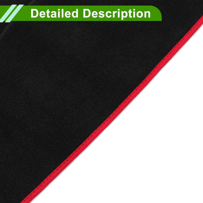 Dashboard Cover Mat for Land Rover Discovery 3 (2005-2009) Black Red