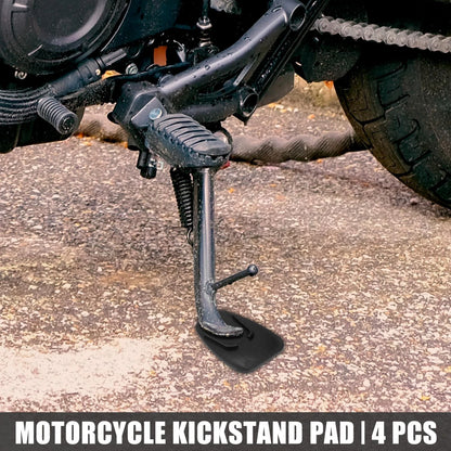4pcs Kickstand Pad Extension Pad for Motorcycle