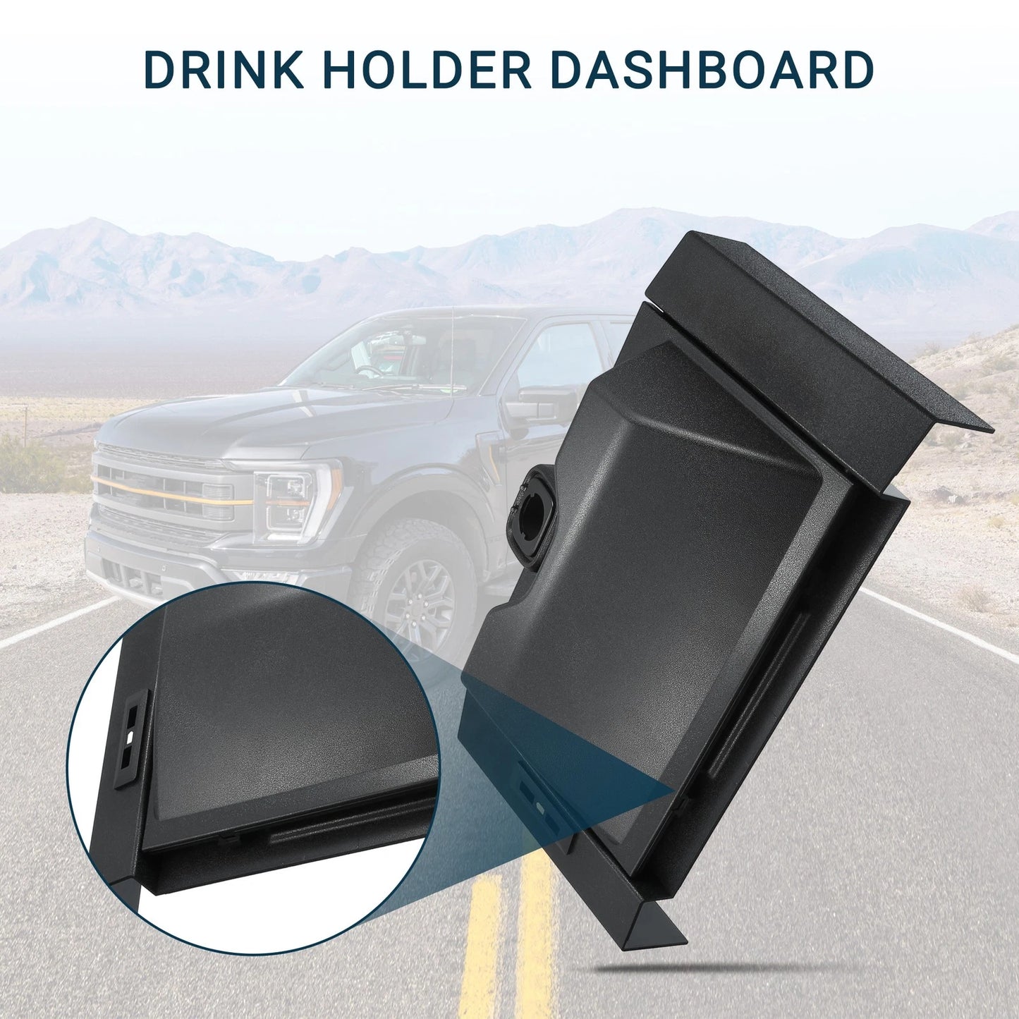 Cup Holder for Ford F-150 (2015-2017) - Practical Drink Holder, 2 x Cup Holders