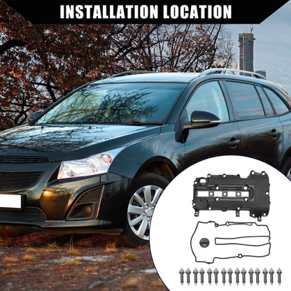 Engine Valve Cover with Gaskets Bolts for Chevy Cruze (2011-2020)