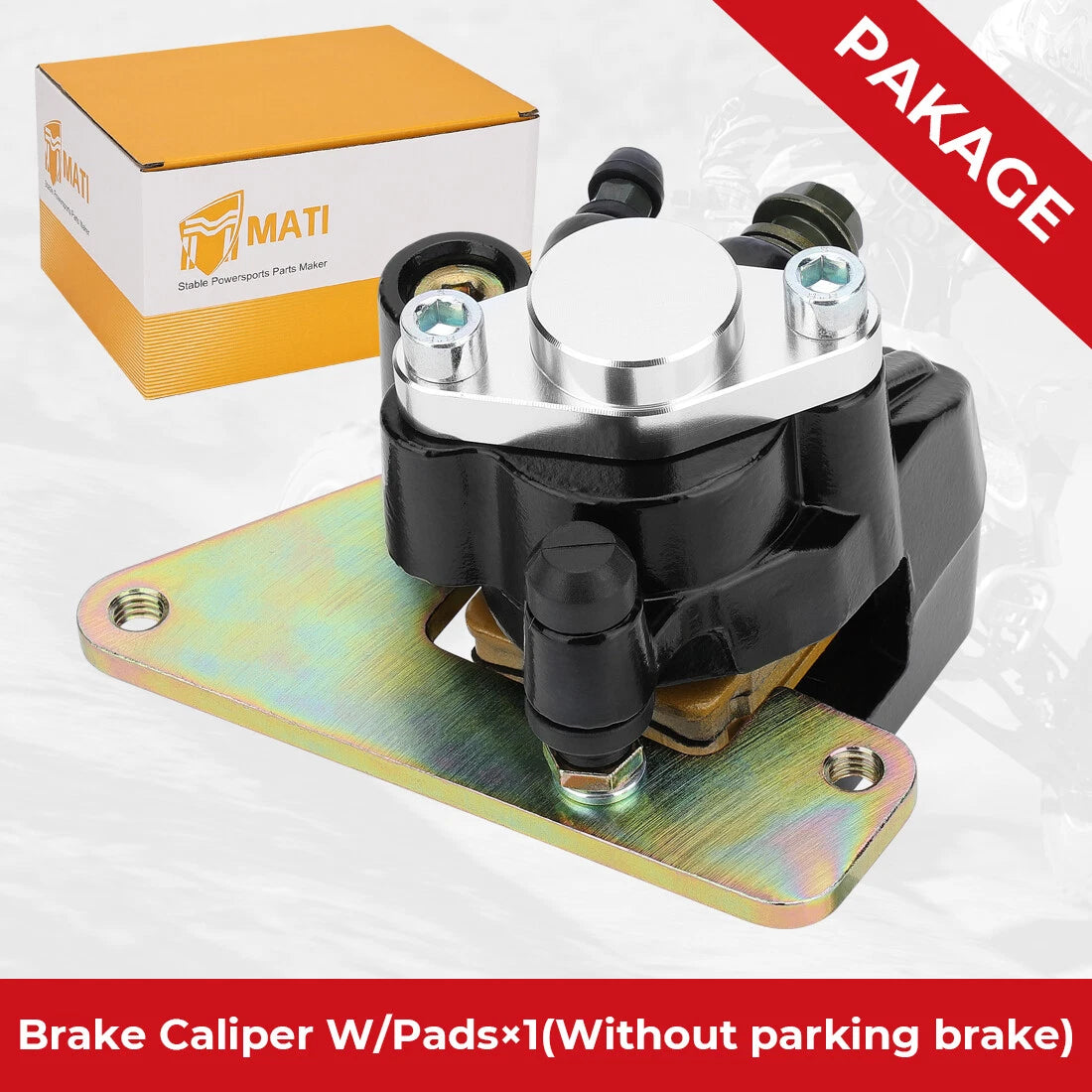 2 x Rear Brake Caliper & Pads for Suzuki Quadracer 450 LTR450 Quadsport Z400 LTZ400