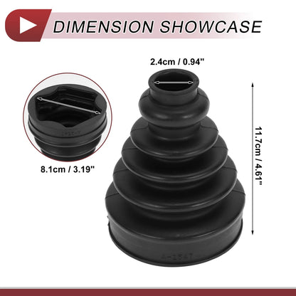 Inner CV Joint Boot Kit with Clamps for BMW X5 (2007-2018)