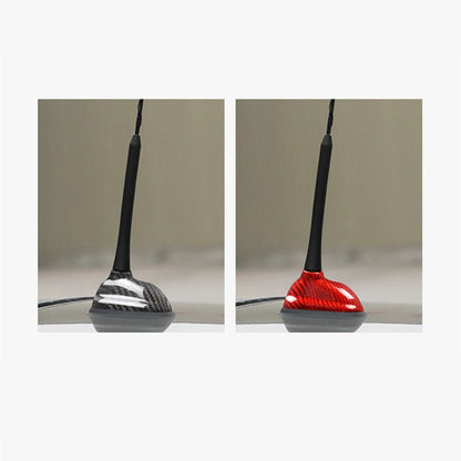 Carbon Fiber Roof Antenna Cover Trim for MINI Cooper R55 R56 (2006-2013)
