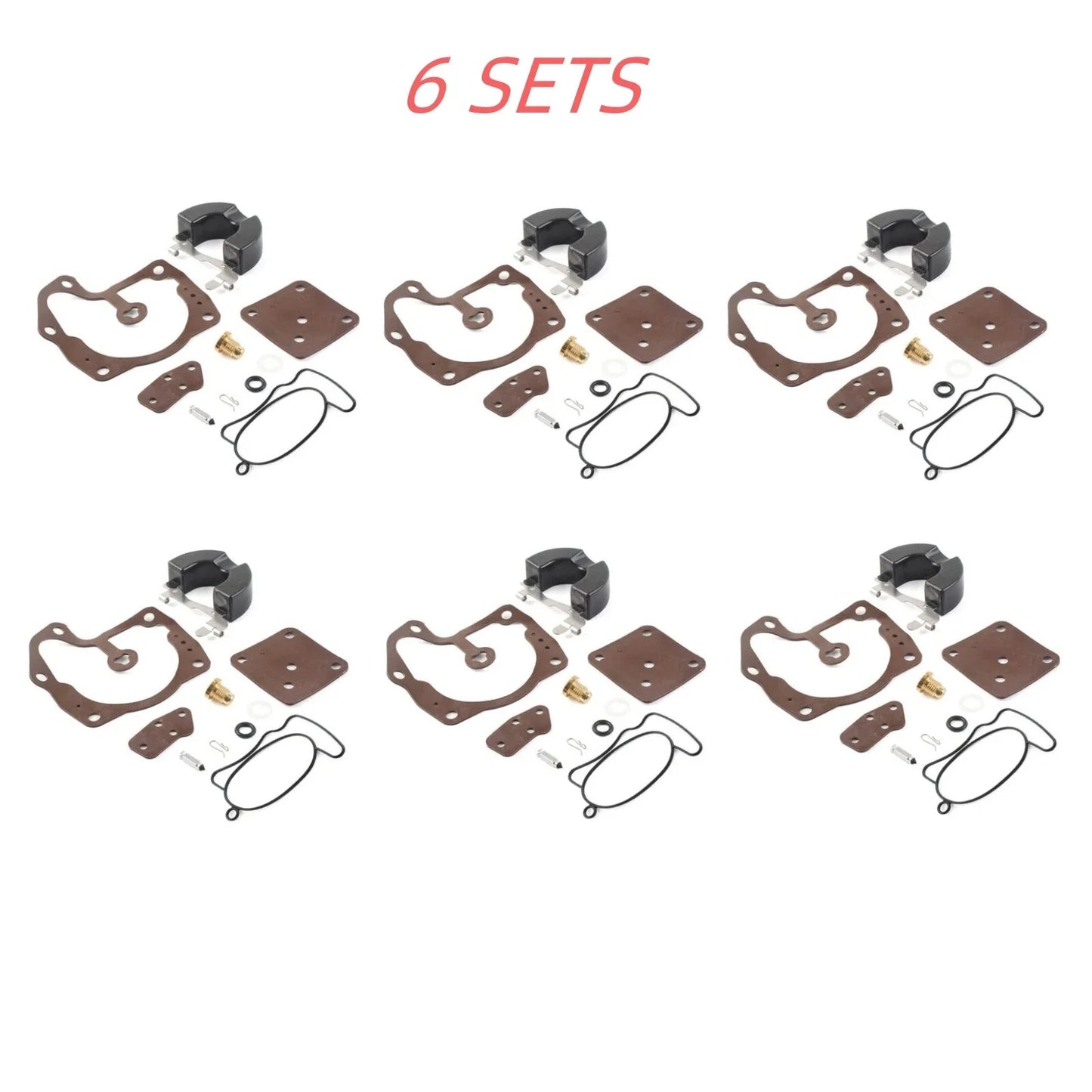 Carburetor Repair Kit for BRP OMC Johnson Evinrude (6 Sets)