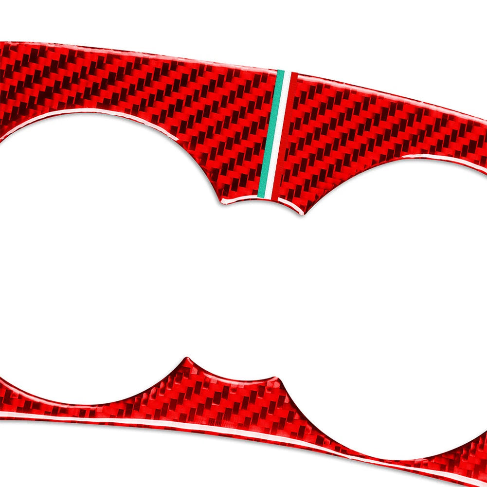 Inner Water Cup Holder Cover Trim for Alfa Romeo Giulia (2017-2019) Red