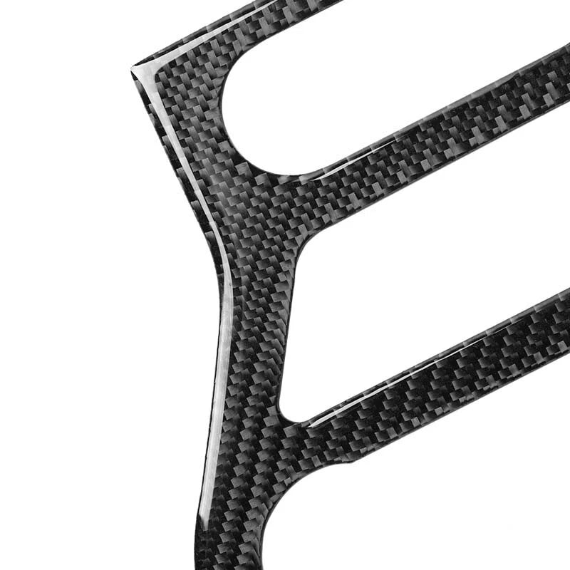 Carbon Fiber Center Console CD Stereo Cover Trim For Ford Mustang 2015- 2019
