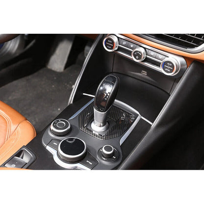 Gear Shift Panel Trim Cover for Alfa Romeo Giulia Stelvio (2017-2019)