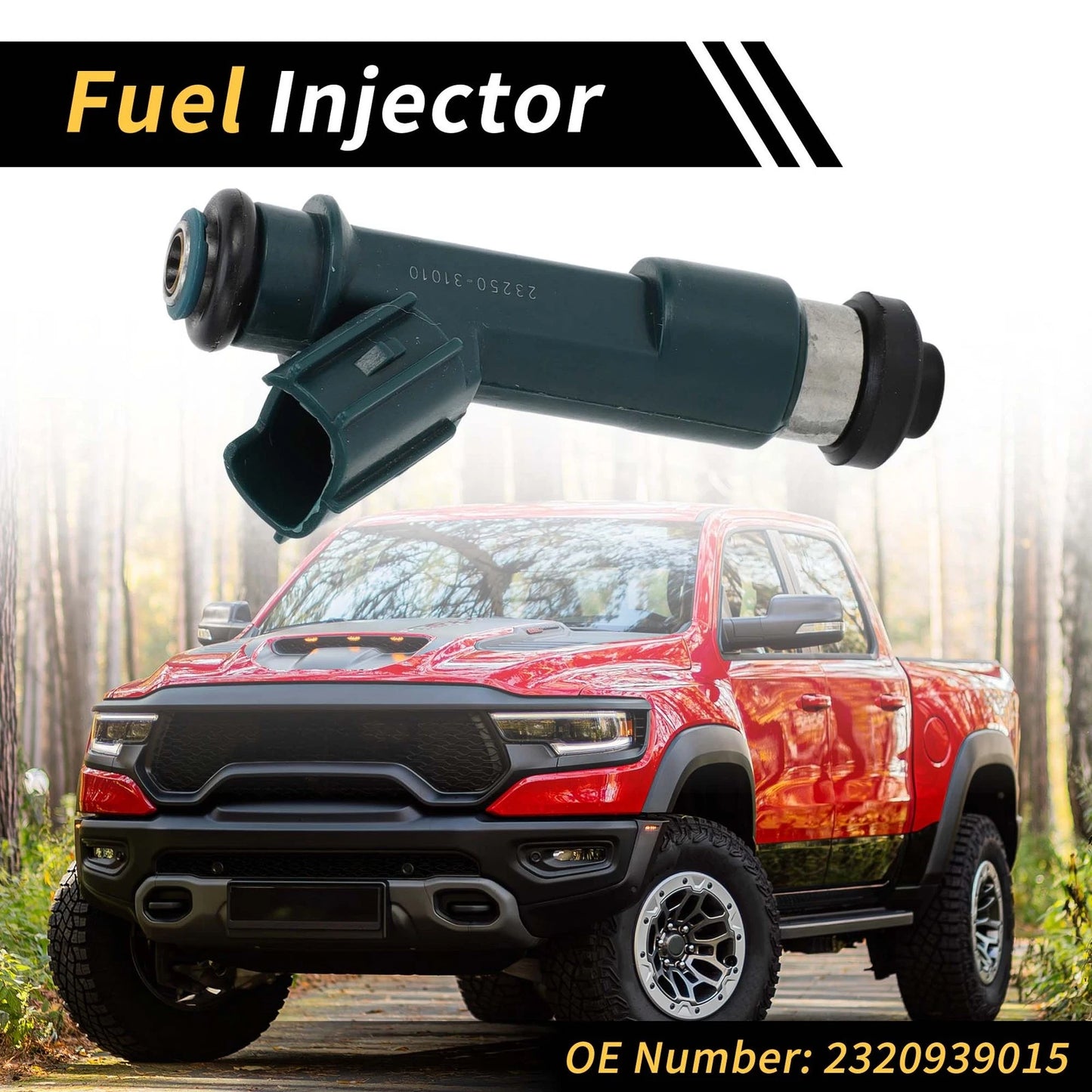 Fuel Injector 12-Hole Green 1 Pc for Toyota 4Runner (2003–2009)