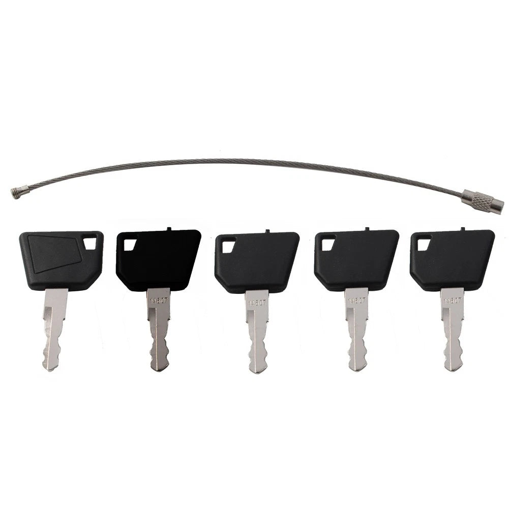 5 x Ignition Keys for JCB, Bobcat, Caterpillar, Dynapac, Gehl, Volvo