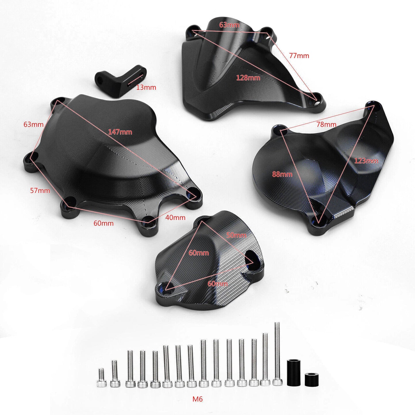 Protective Alternator & Clutch Covers for BMW S1000RR (2019-2023) & S1000XR (2020-2023)
