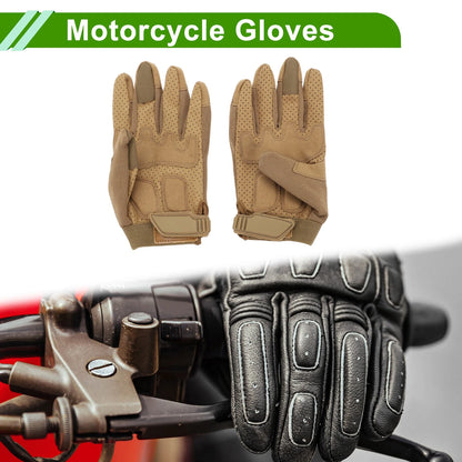 1 x Universal L Motorcycle Gloves for Outdoor On-Road/Off-Road/Mountain Brown