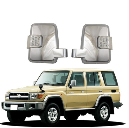 LED Side Mirror Cover for Toyota Land Cruiser FJ70 FJ76 FJ79 LC76 LC77 (Year-Year)