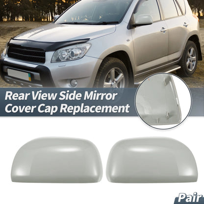 Rearview Mirror Cover Cap Gray for Toyota RAV4 (2006-2009)