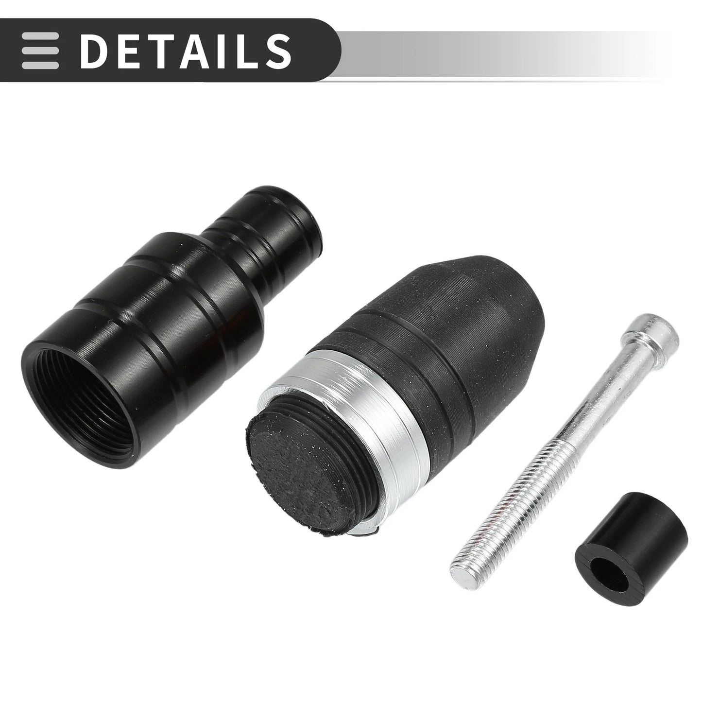 White  Motorcycle Frame Slider Exhaust Crash Fall Protector for Honda