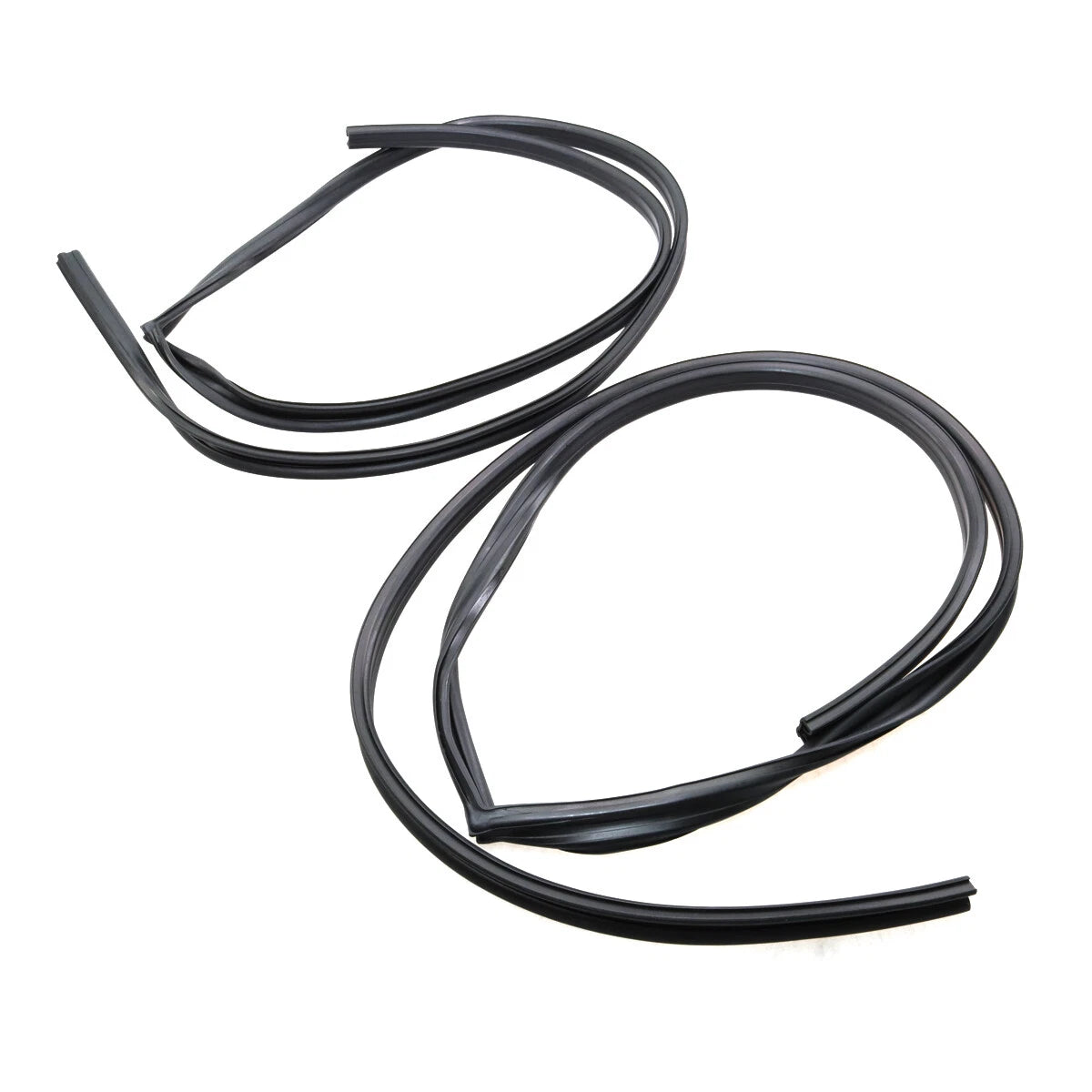 Front Door Glass Run Channel Set for Toyota Land Cruiser Wagon BJ61 FJ60 HJ60 1980-1990
