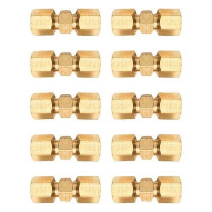 10 x Brake Line Connector Without Flaring 4.75mm 3/16in Double Cutting Ring