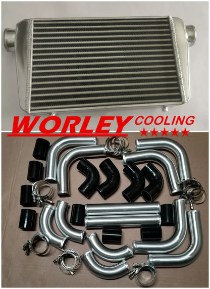450x300x70mm Universal Intercooler with 76mm Piping & Hose