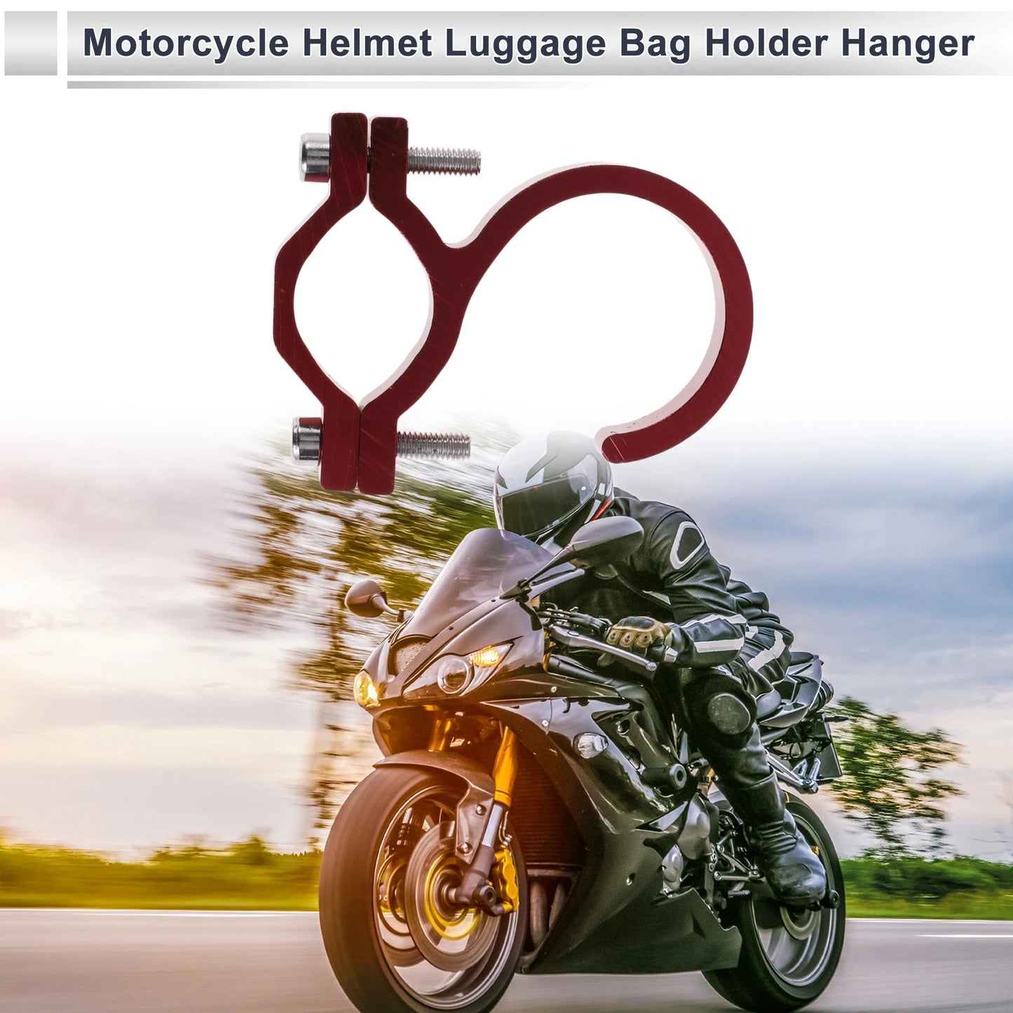 Hanging Hook Hexagon Wrench Gasket Red for Motorcycle