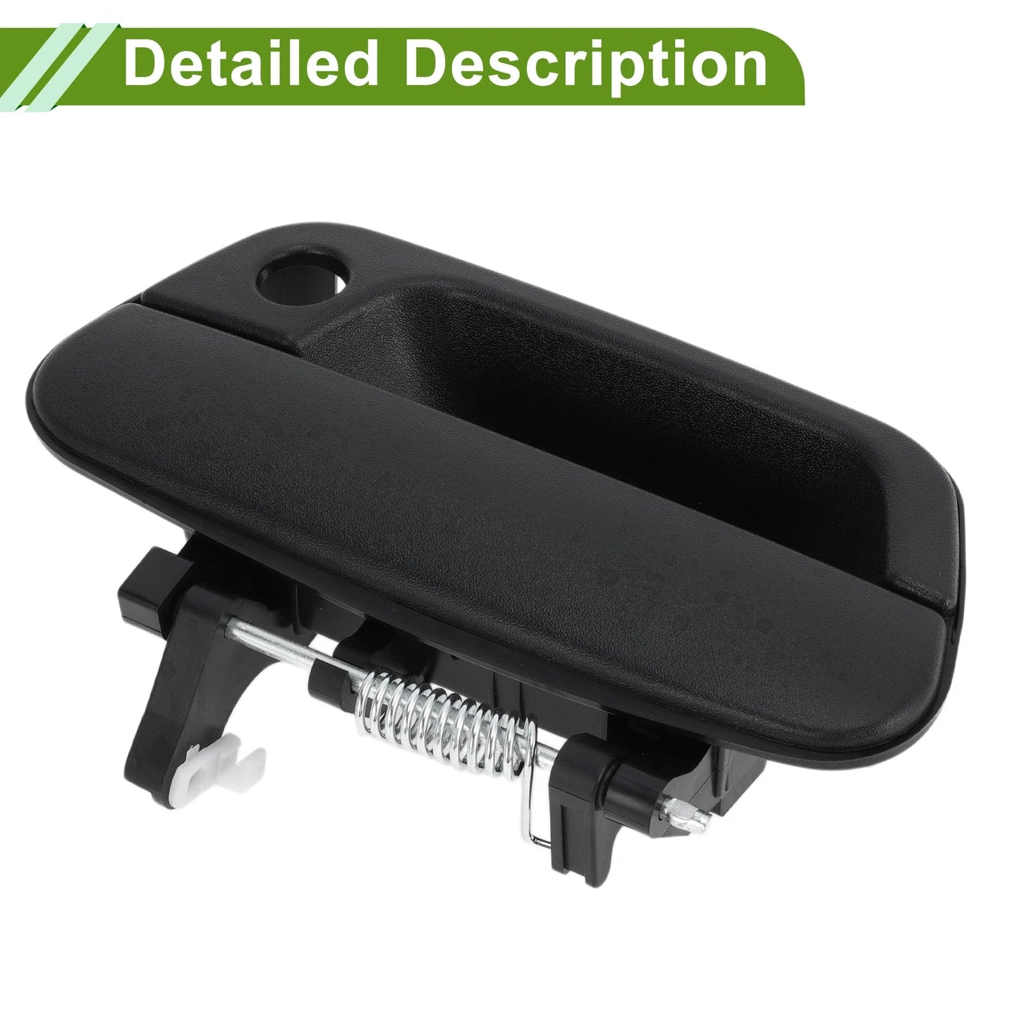 Exterior Door Handle for Chevrolet Spark (2013 - 2016) Black Front Left