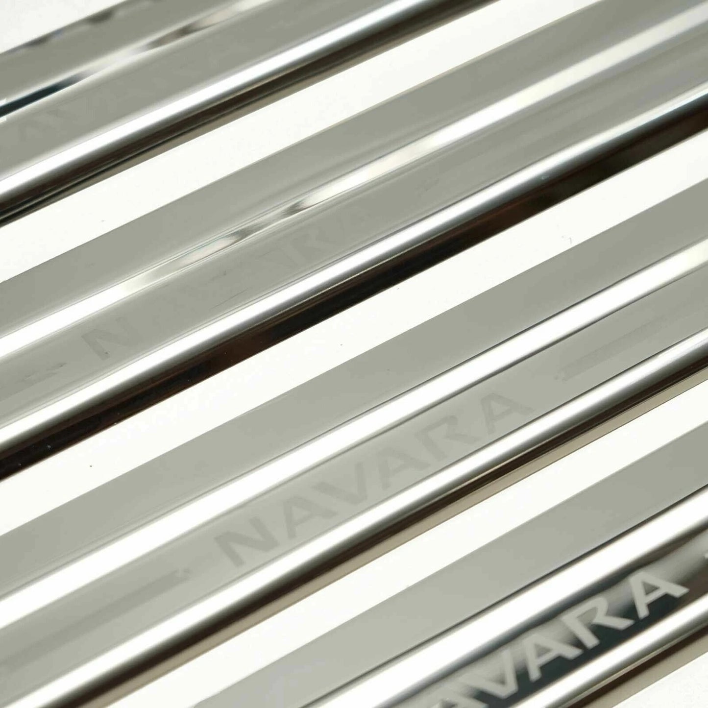 Chrome Stainless Scuff Plates 4 Doors for Nissan Navara D23 (2015-2022)
