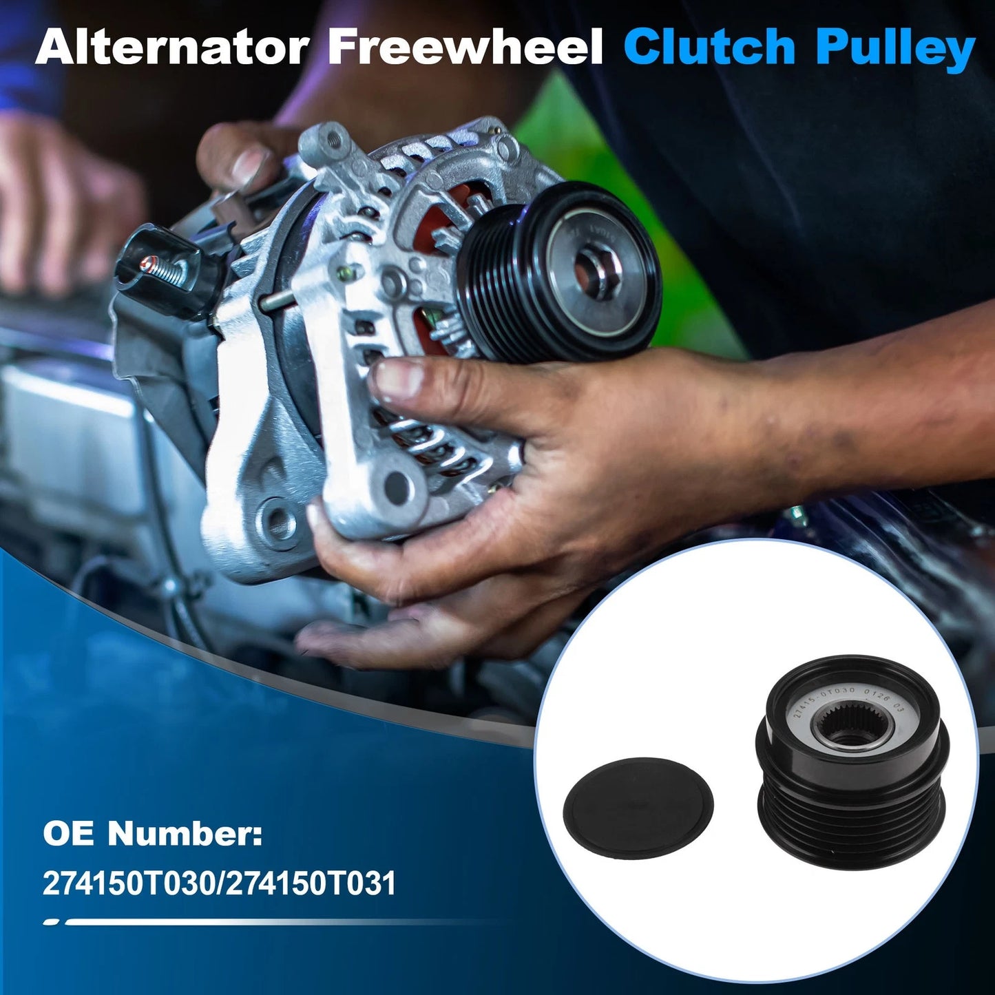 Alternator Freewheel Clutch Pulley for Toyota Corolla 1.8L (2014–2019)