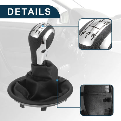 5 Speed Gear Shift Knob & Cover for Peugeot Partner (2008-2022)