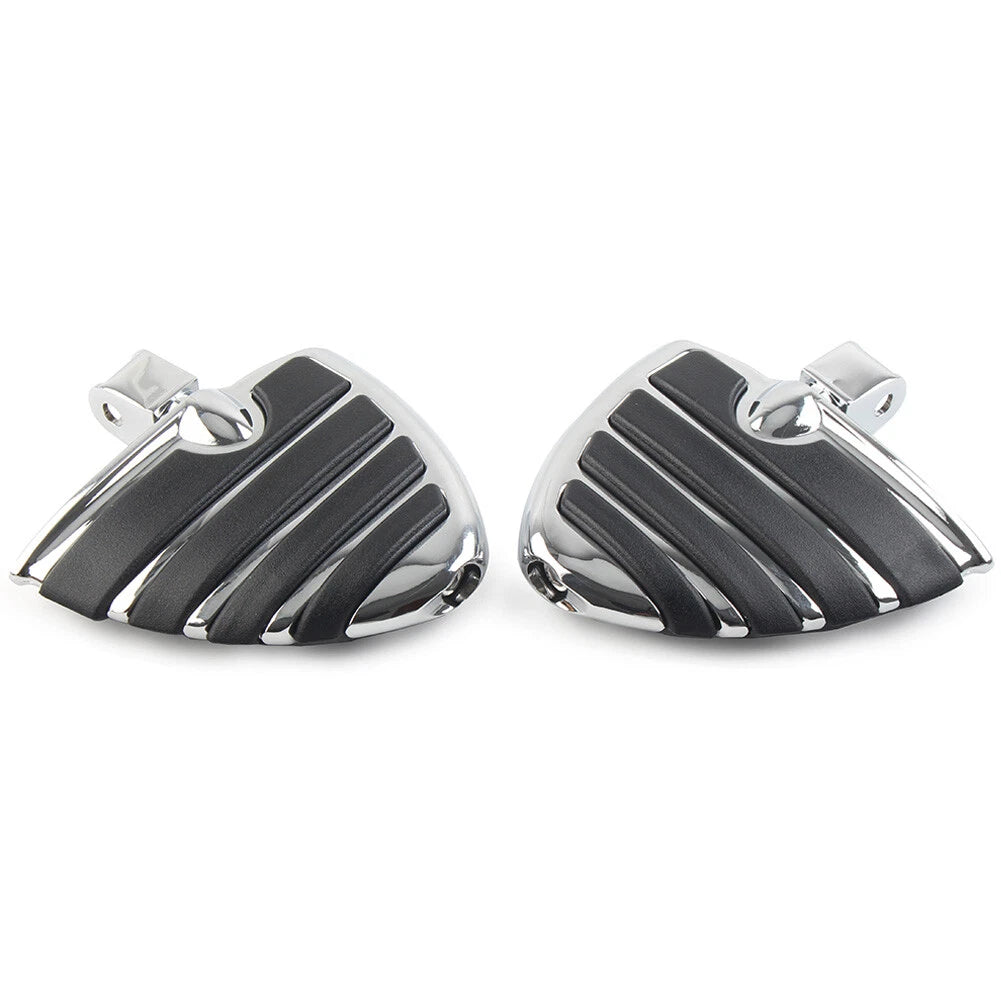 Chrome Front Foot Pegs Footrests for Honda Shadow ACE VT750 VTX 1300C (2000-2007)